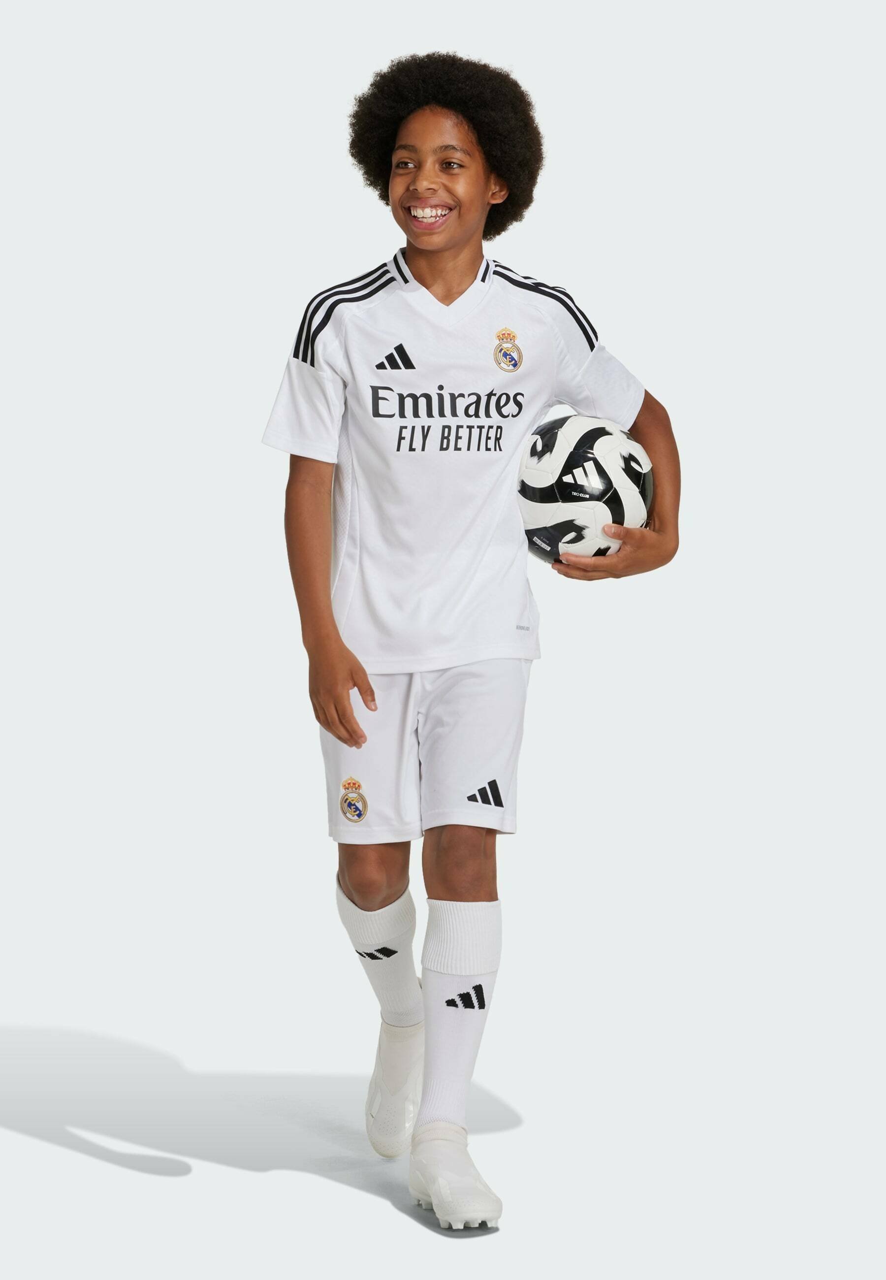 adidas Performance REAL MADRID 24/25 HOME KIDS - Spodenki sportowe - białe