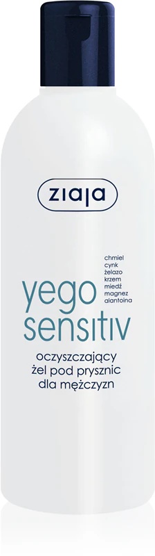 Ziaja Yego Sensitiv čistilni gel za prhanje za moške