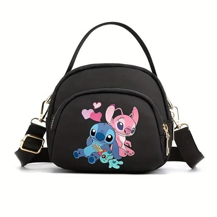 Handbag, Girl's Handbag, Girl's Shoulder Bag, Gift Idea for Girls and Children, Beautiful Birthday Gift - Black