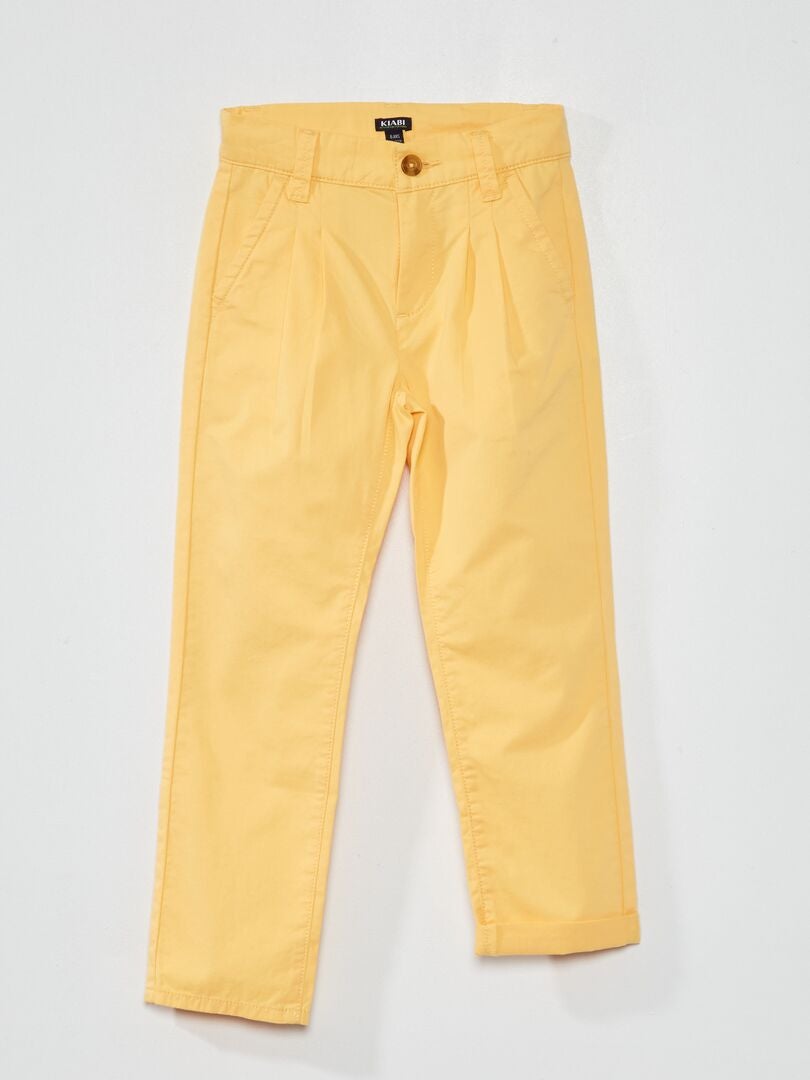 Rechte chino's - GEEL