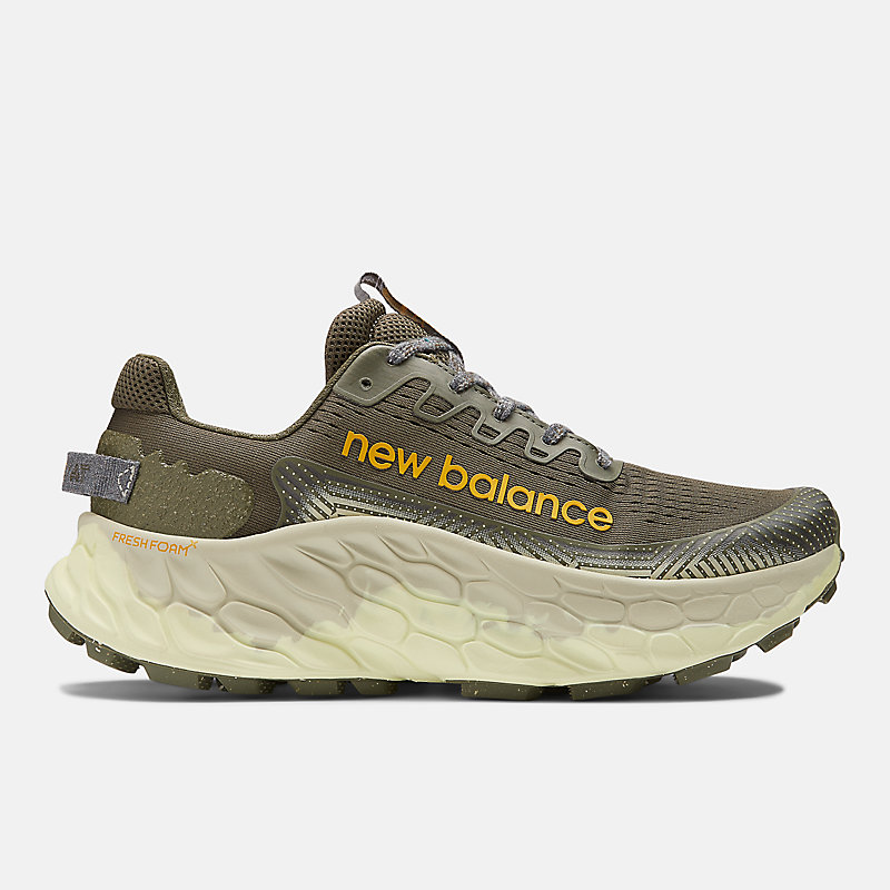 Fresh Foam X More Trail v3 für Herren – dunkles Camouflage mit dunklem Olivgrün und Flechtengrün