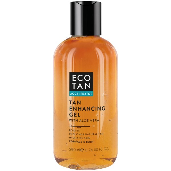 Gel accelerator de bronz EcoTan cu Aloe Vera 200 ml