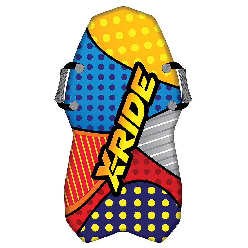 X-RIDE Rodel 92x46 cm, Schaumstoffrutsche