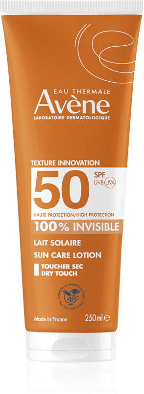 Loção Protetora Solar Avène 100% Invisível à prova d'água FPS 50