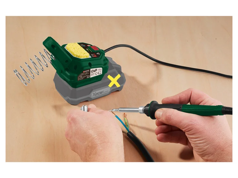 Estação PARKSIDE® com alimentação por bateria de 20V PLSA 20 Li B2 ou pistola com PHPA 20- Li A1