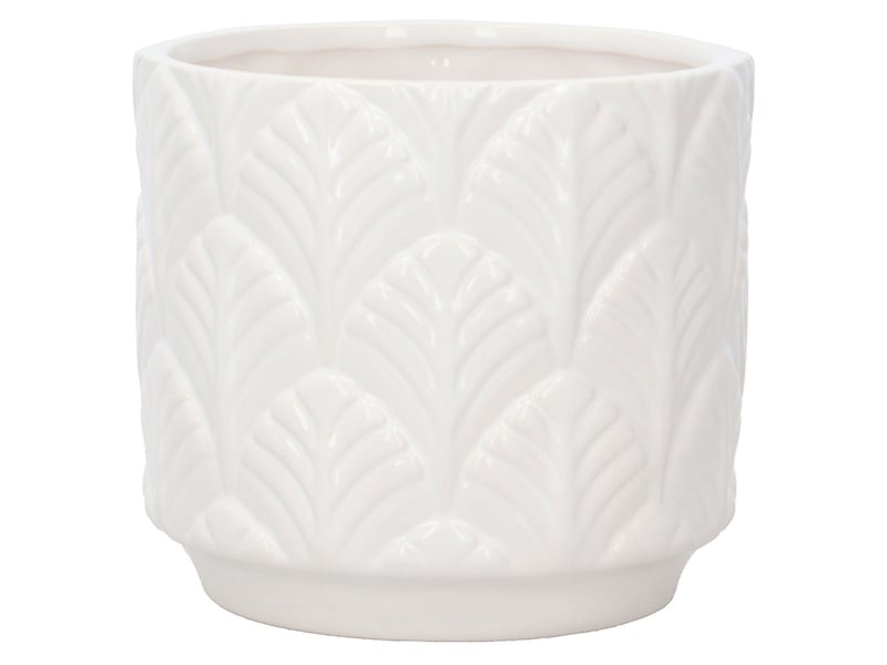 Świecznik Chic ceramiczny 6 cm biały