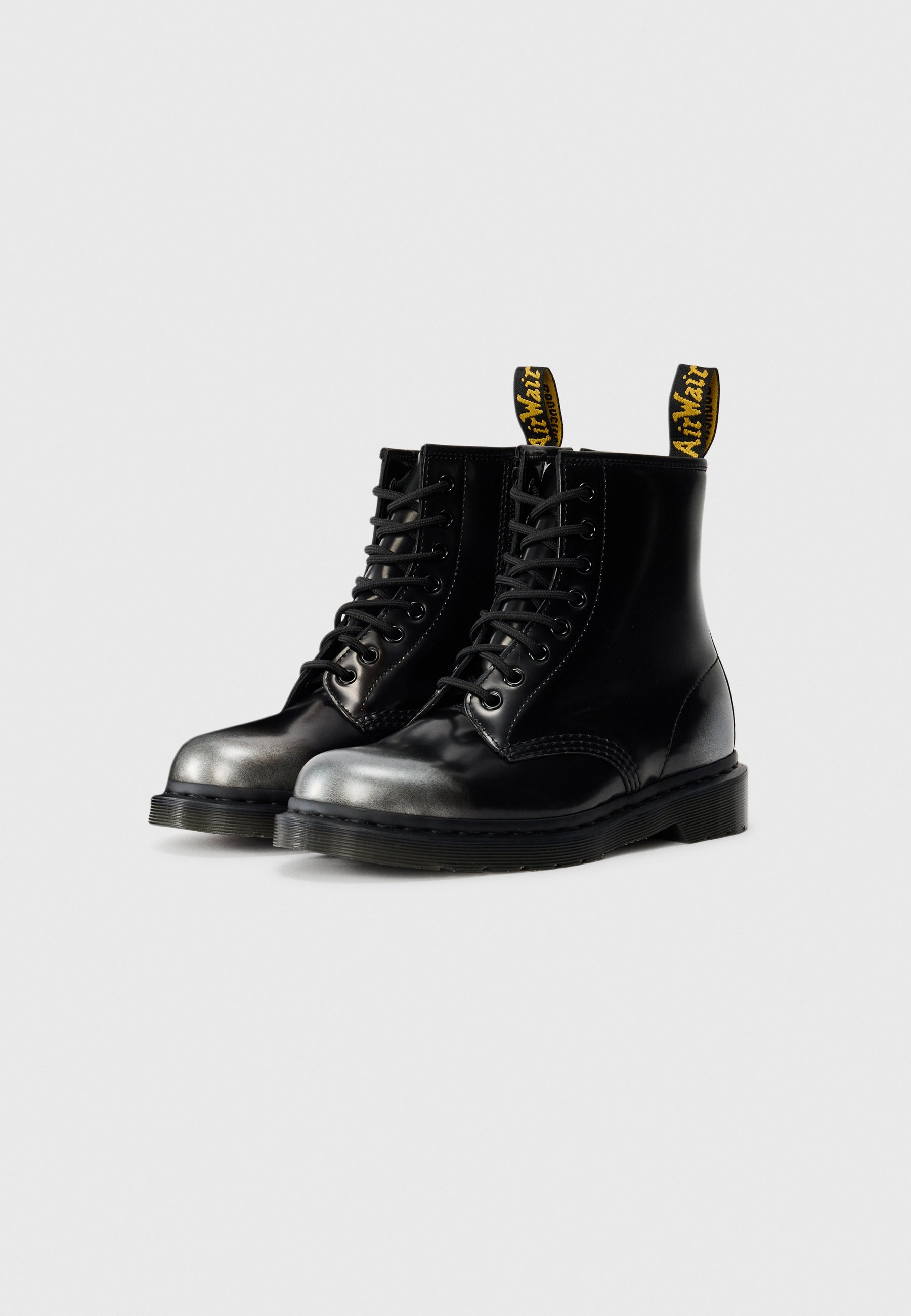 Dr. Martens 1460 UNISEX - Enkellaarsjes met vetersluiting - zilverkleurig
