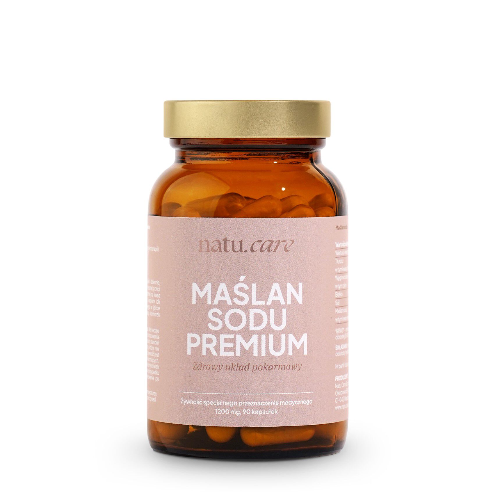 Natu.Care Butyrát sodný Premium 1200 mg