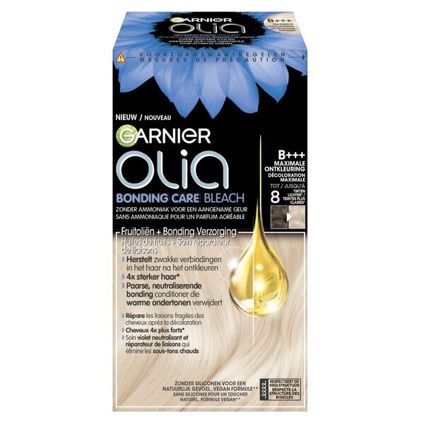 „Garnier Olia Bonding Care“ baliklis B+++ Maksimalus balinimas<br>