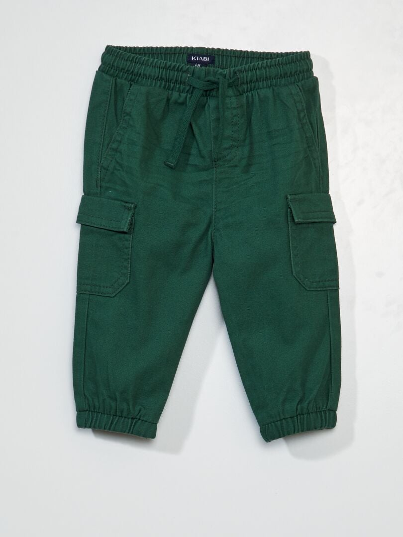 Effen joggingbroek - Groen