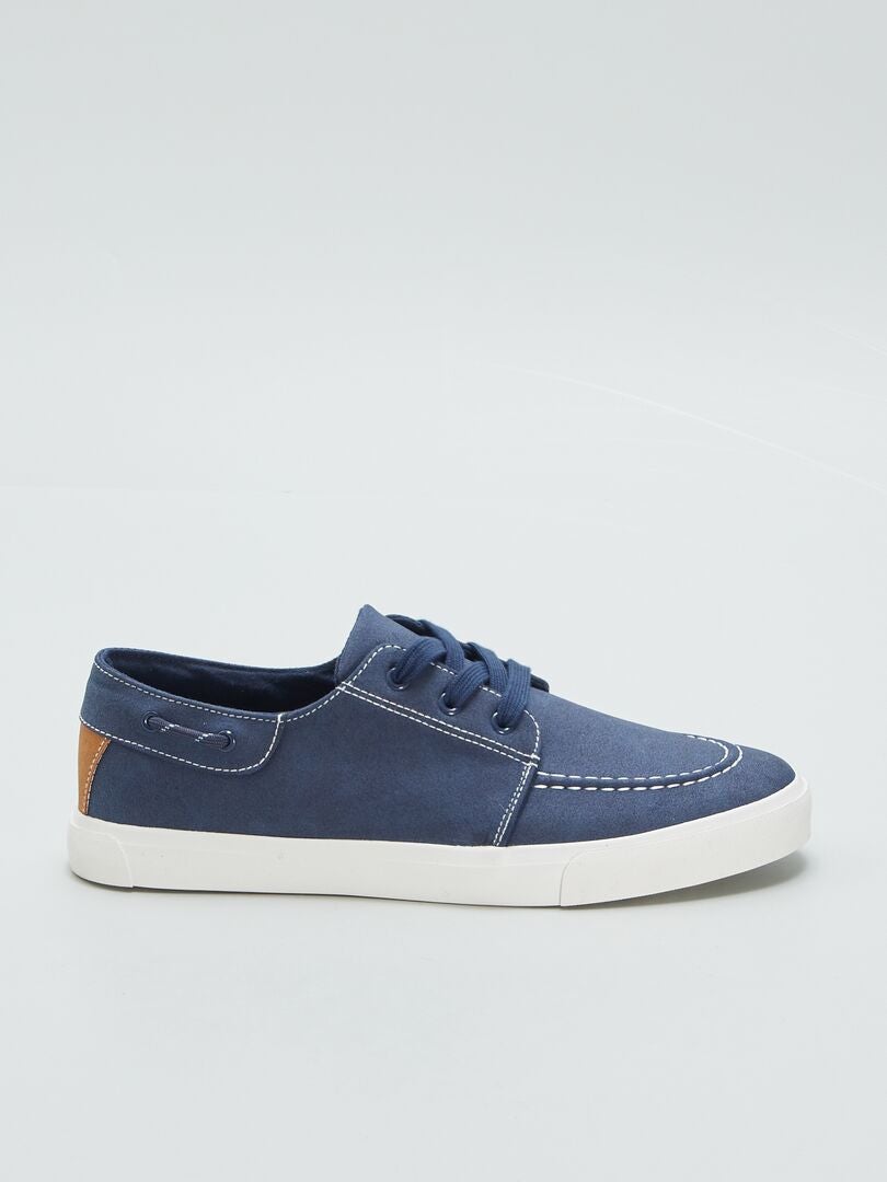 Sapatos náuticos com cadarço - AZUL