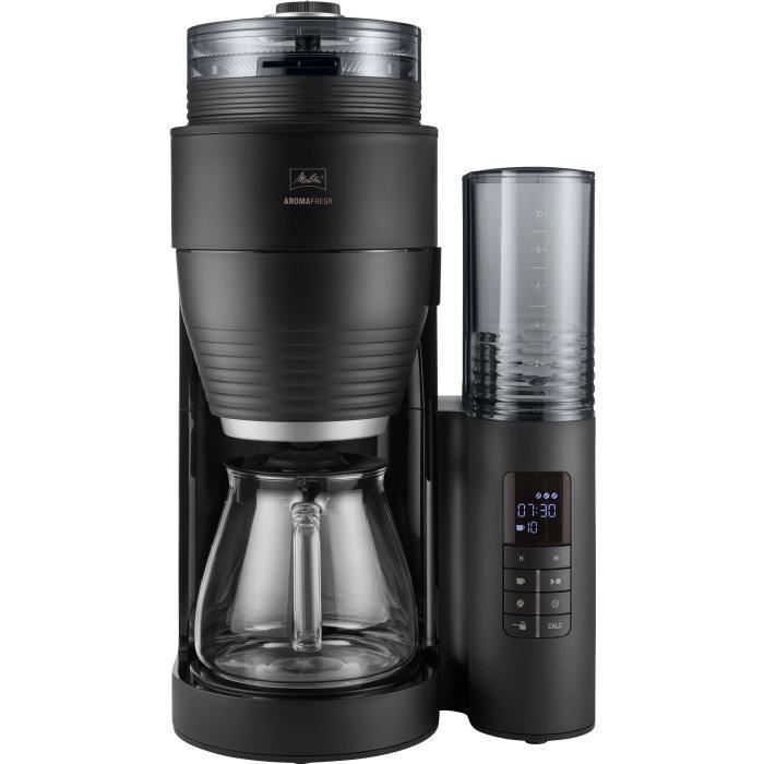 MELITA AromaFresh II Glazen Basis Filterkoffiezetapparaat met Geïntegreerde Koffiemolen 1030-06