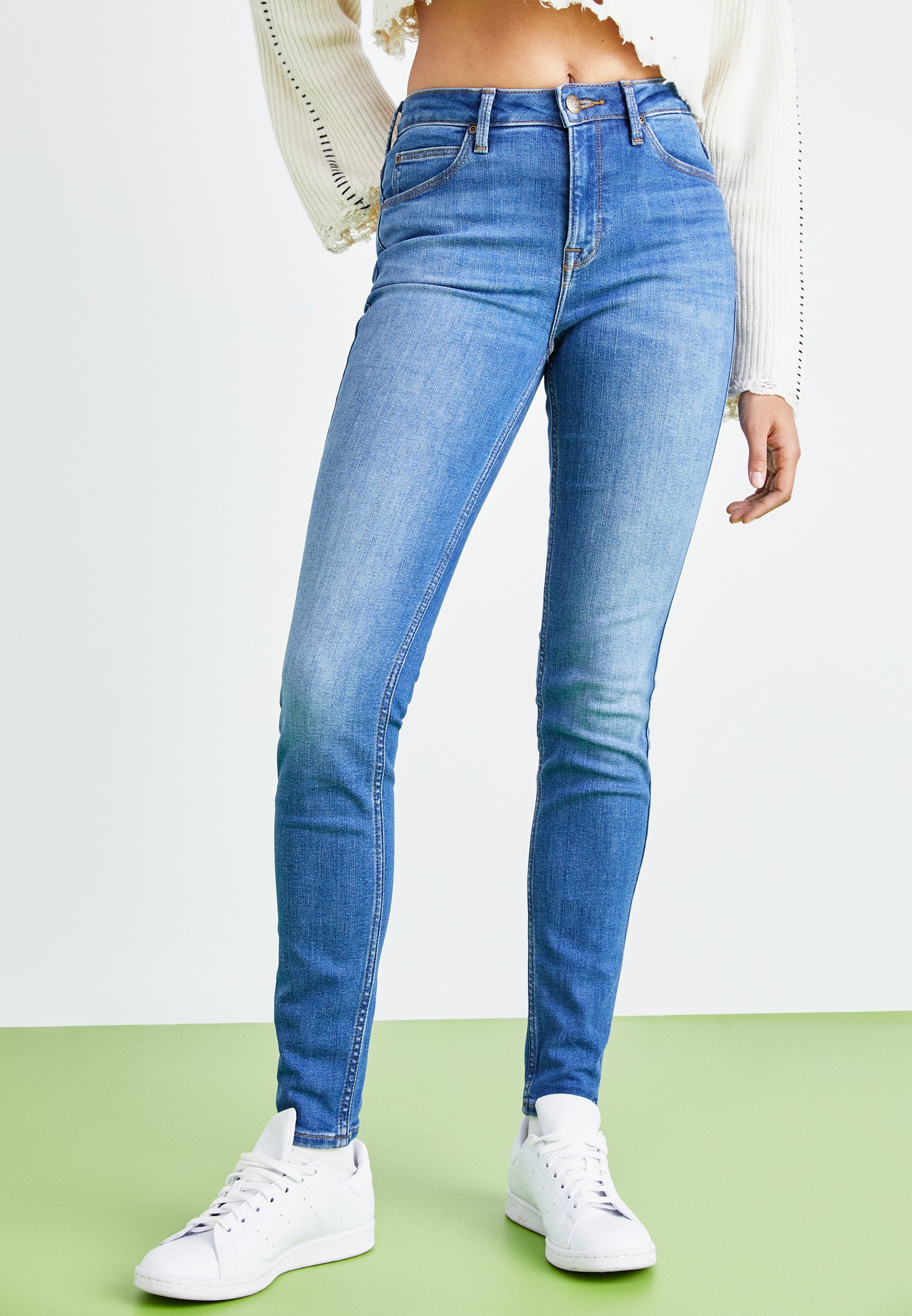 Lee SCARLETT - Calça Jeans Skinny Fit - jeans azul