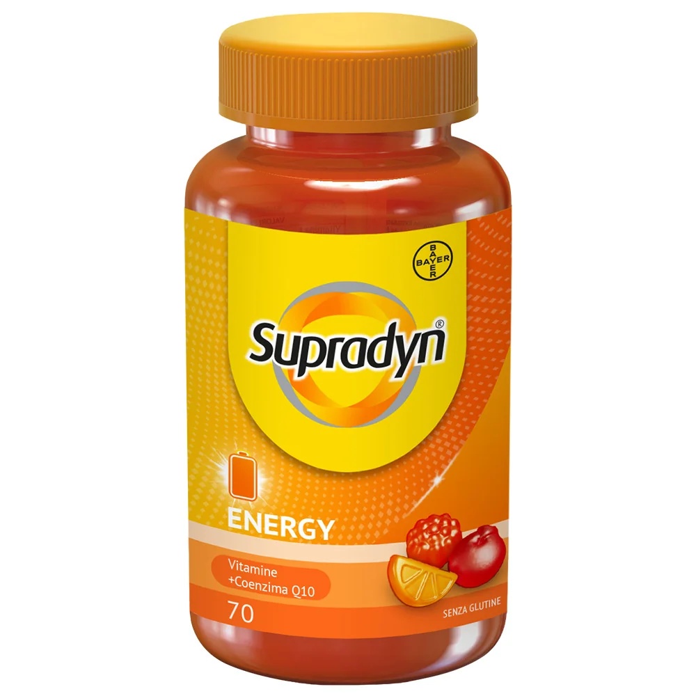 Supradyn Supradyn Energy, suplemento multivitamínico, 70 gomas.