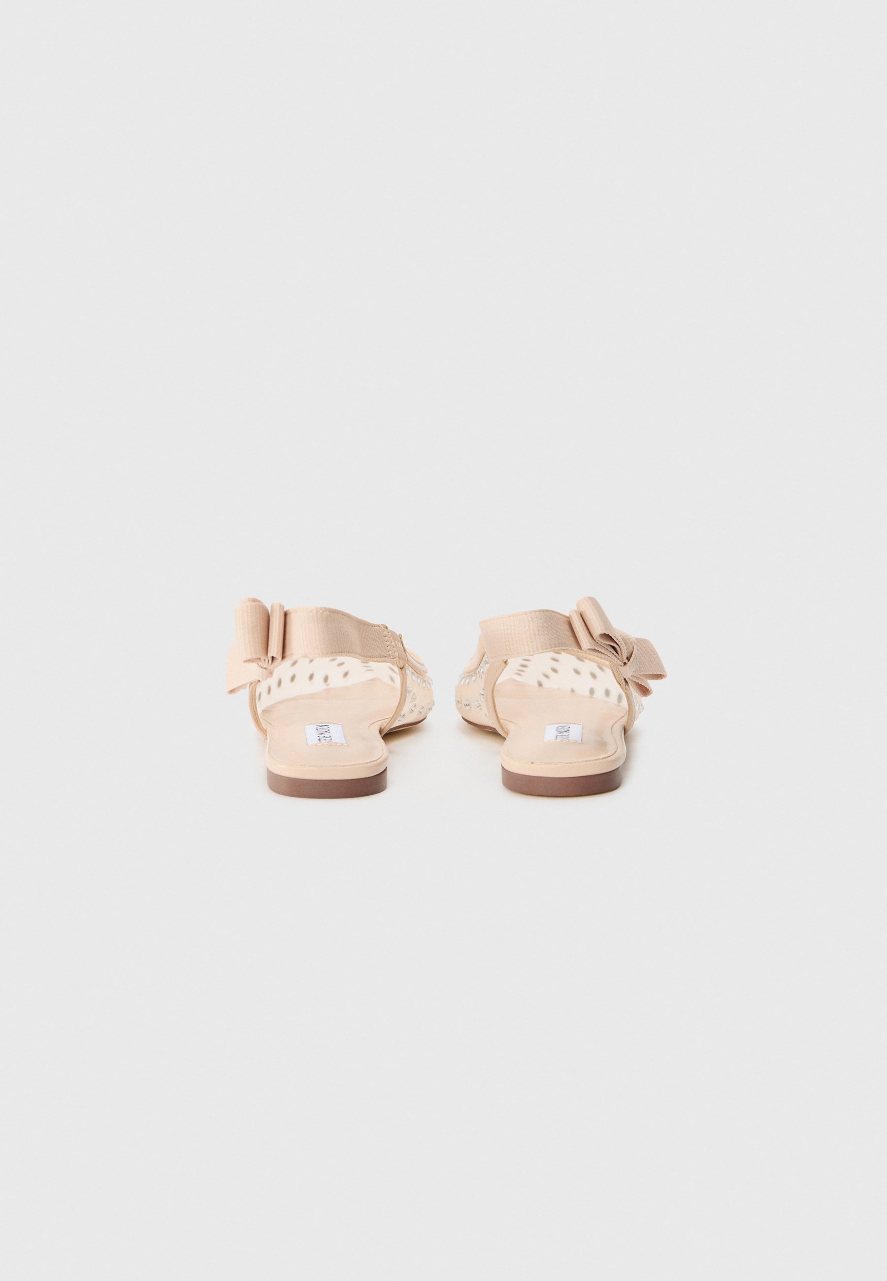 Steve Madden OLYVIA - Ballerina's met open hiel - beige