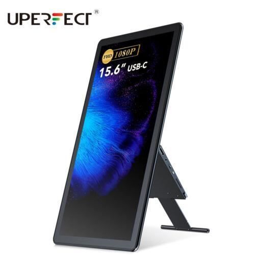 Monitor portatile touchscreen da 15,6 pollici con risoluzione 1080p, porte HDMI, USB-C, OTG e copertura sRGB al 100% - Upperfect M156B03