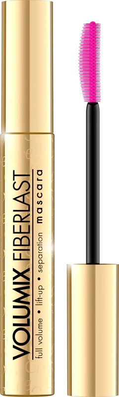 Eveline Cosmetics Volumix Fiberlast Gold skropstu tuša, kas palielina apjomu un atdala skropstas