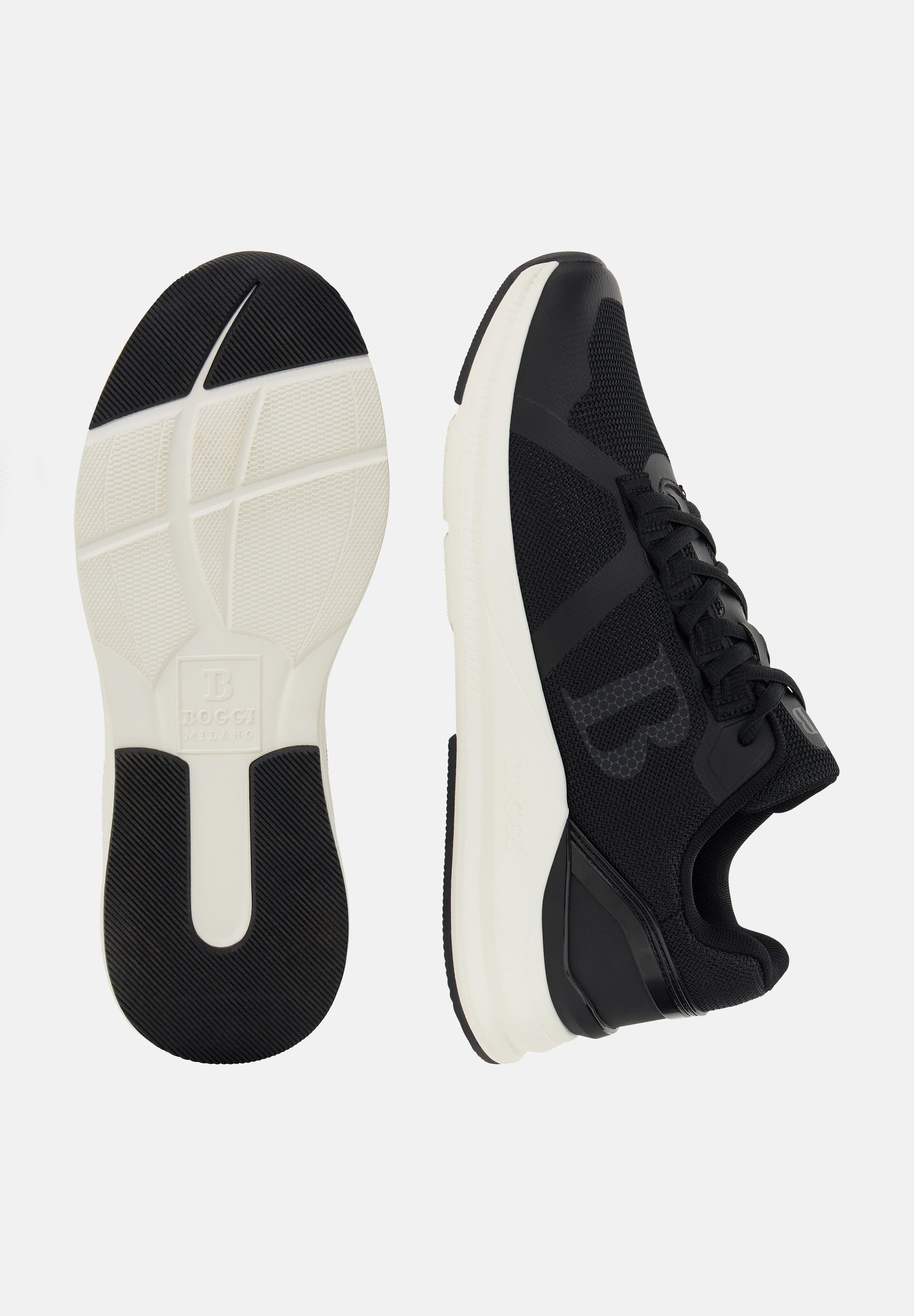 Boggi Milano THUNDER IN TECHNICAL - Sneaker - schwarz