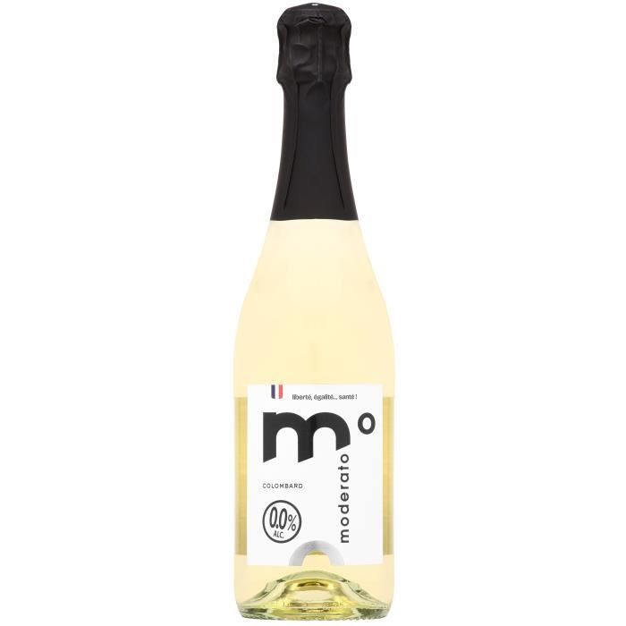Moderato spumante analcolico 0,0% - Colombard - 75cl