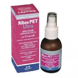 NBF LANES Ribes Pet Ultra Emulsão Dermatológica em Spray 50 ml. Reforça a barreira cutânea.