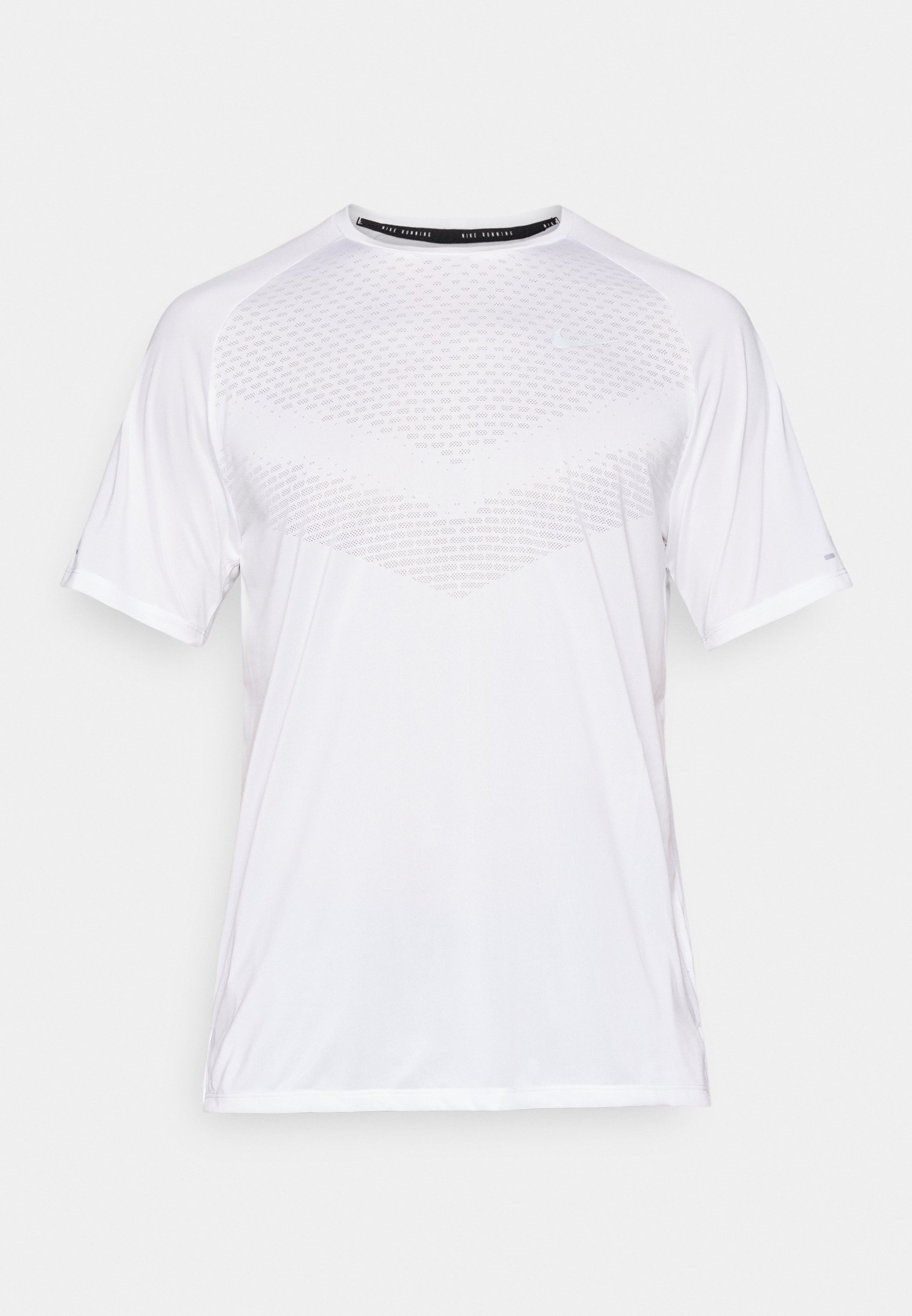 Nike Performance STRIDE TOP - Sportovní tričko - white/reflexní stříbrná