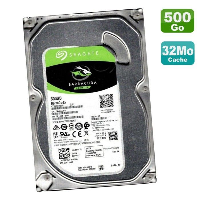 Hard Drive 500GB 3.5