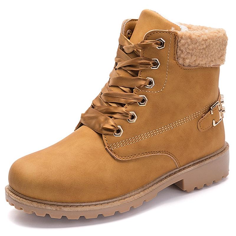 Botas planas de tacón para mujer, ideales para otoño e invierno. Botas de moda para mantener el calor. Botas de tobillo de marca para mujer, estilo camuflaje.