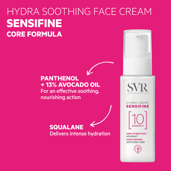 SVR SENSIFINE Cremă de față hidratantă calmantă 40 ml
