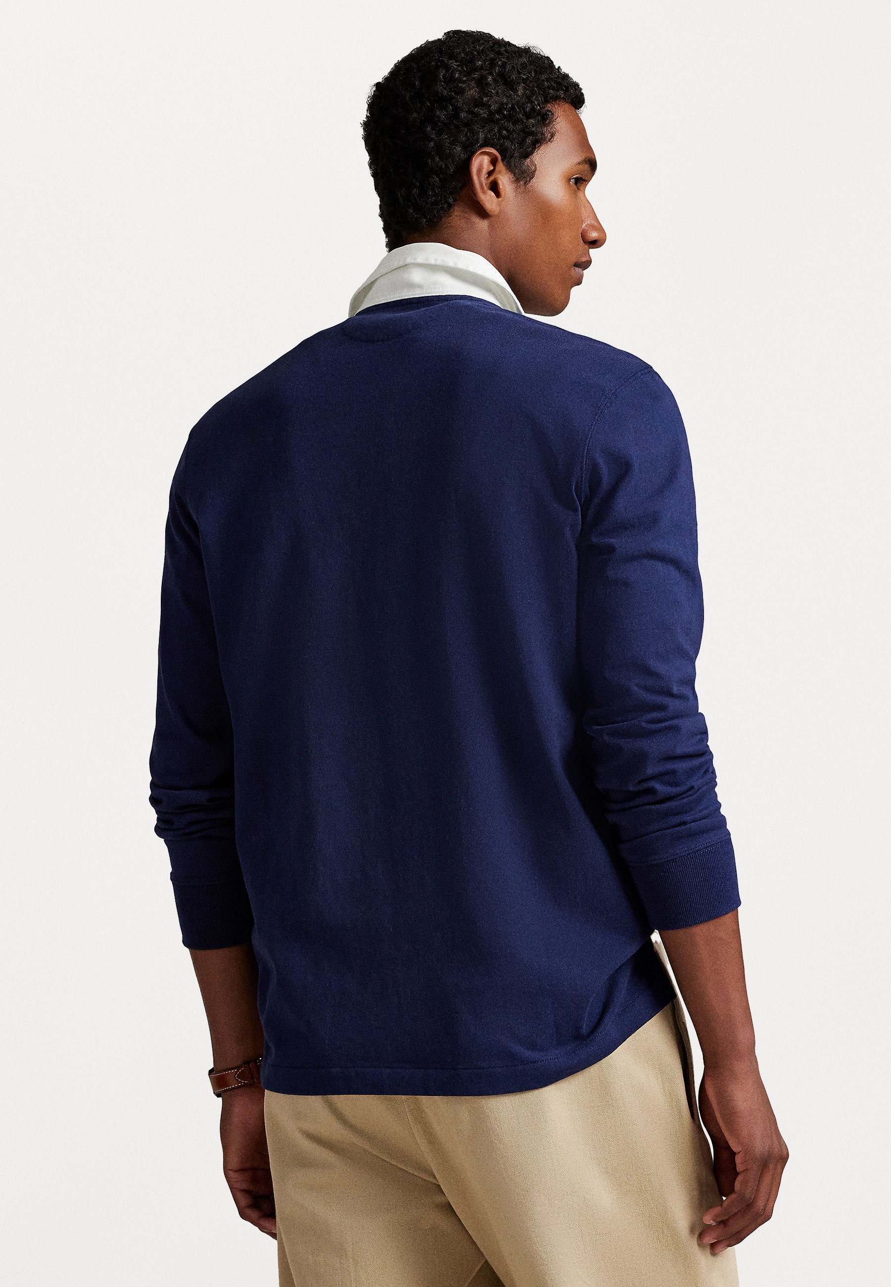Polo Ralph Lauren LE MAILLOT DE RUGBY EMBLÉMATIQUE - Polo bleu marine Newport