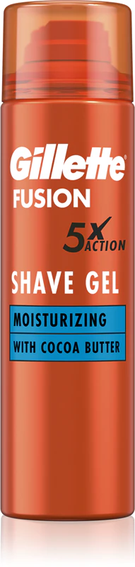 Pánsky holiaci gél Gillette Fusion5 Cocoa Butter