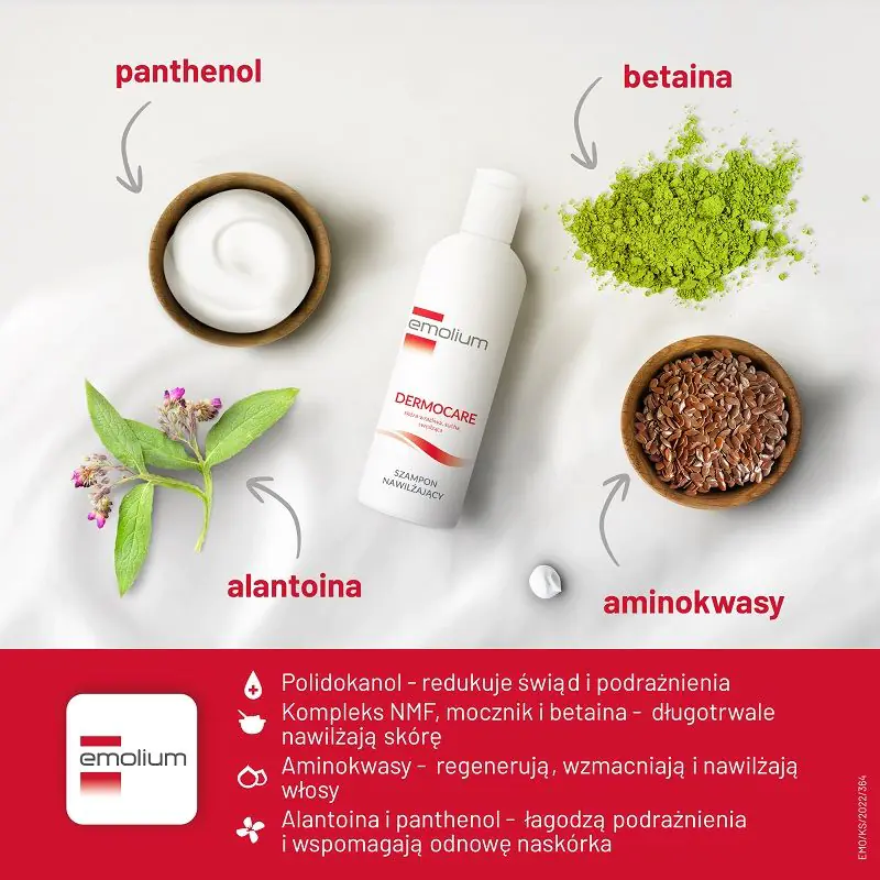 Emolium Dermocare Szampon nawilżający