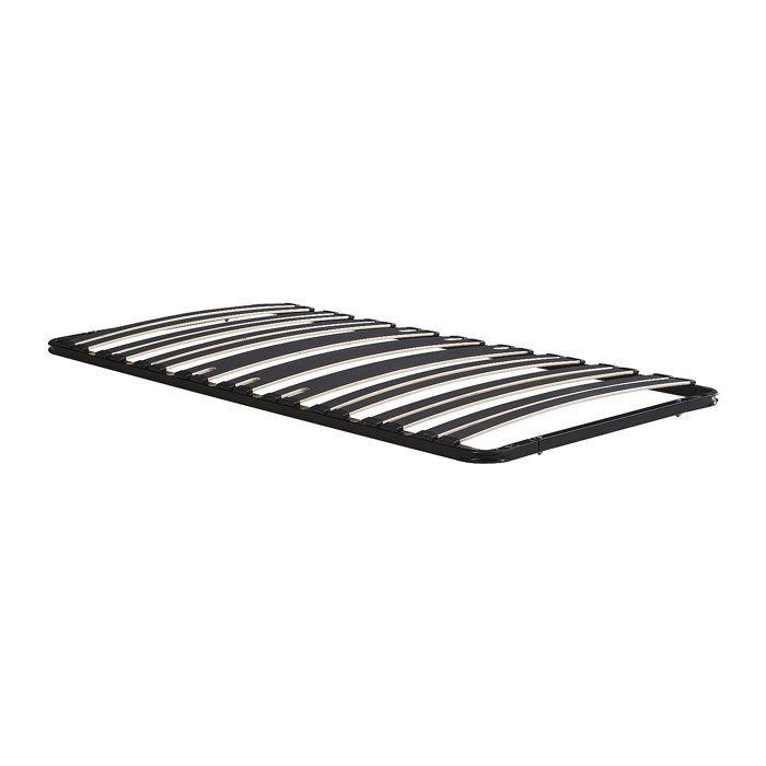 Base de cama de láminas de 90 x 190 cm - 15 láminas - 3 zonas de soporte lumbar reforzado - Sin patas - Negra - CERRISI by YSMÉE