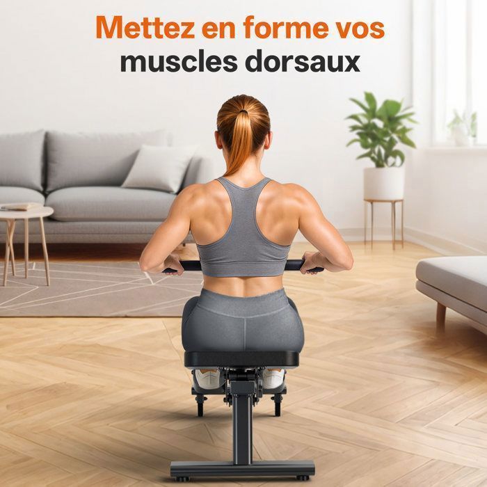 Rameur d'appartement - JOROTO - MR10B - 12 niveaux - Pliable (gain 70%) - Écran LCD Bluetooth - 120 kg