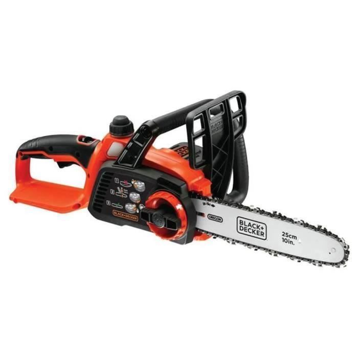 Motosierra eléctrica inalámbrica - BLACK&DECKER - GKC1825LB-XJ - 18V - 25cm - Batería no incluida