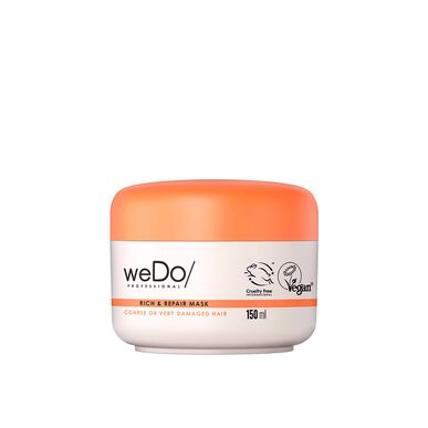 Masque riche et réparateur WeDo Professionals pour cheveux épais ou très abîmés, 150 ml
