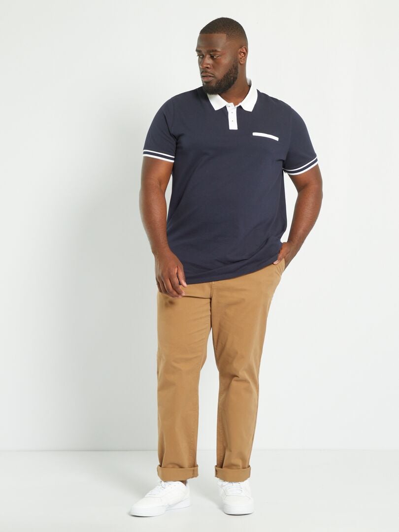Calça chino slim tamanho L34 - marrom
