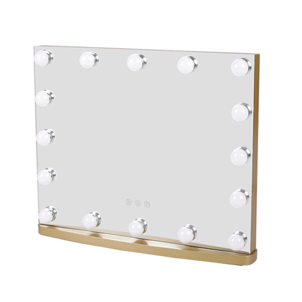 Livingandhome Hollywood LED-belyst sminkespeil