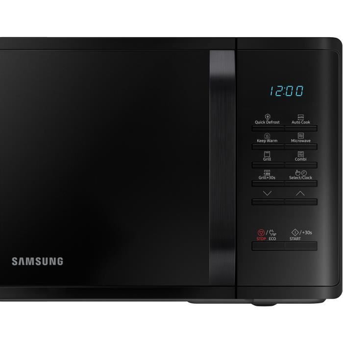 Samsung MG23K3513AK magnetronoven - 23 liter - grill - elektronisch - 800 W - 28,8 cm - keramische emaille binnenkant - zwart
