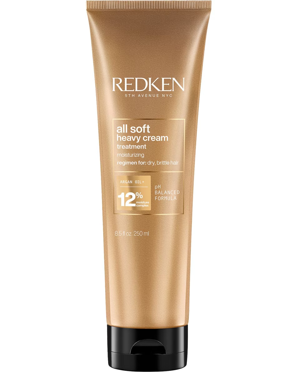 Μάσκα μαλλιών REDKEN All Soft Heavy Cream - ενυδατώνει και μαλακώνει τα ξηρά μαλλιά