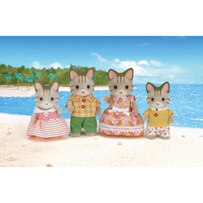 SYLVANIAN FAMILIES - 5180 - Tiger Cat Family - The Families - Articulated and Dressed - Ages 3+