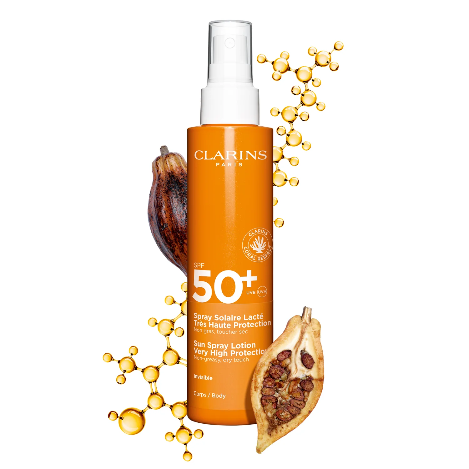 Sole Spray Solaire Lacté Très Haute Protection SPF50+ - Latte solare corpo alta prot., Spray solare corpo alta prot.
