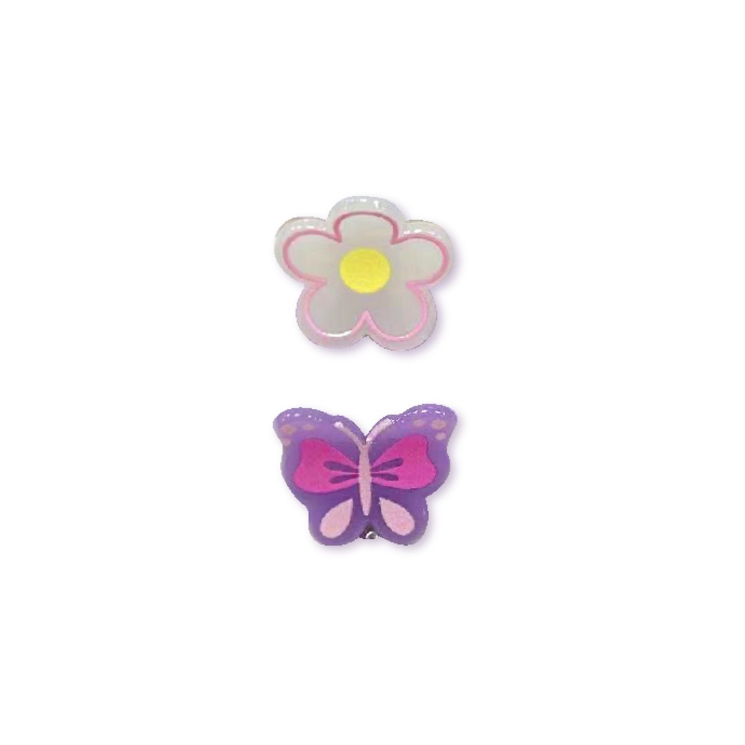 Nematomas plaukų segtukas Clipstar KIDS Happy Flower - 1 vnt.