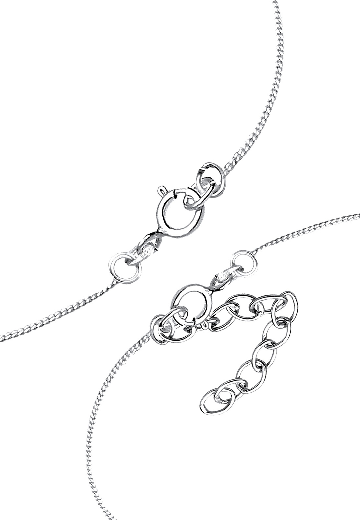 Elli Femmes Ensemble Étoile Cut-Out Pendentif Mère Enfants en Argent Sterling 925