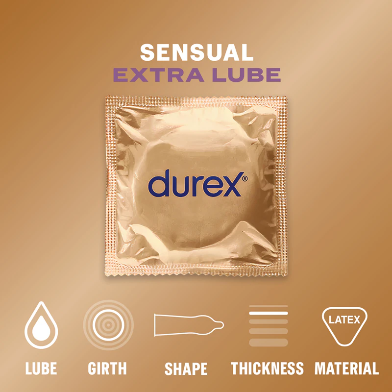 Lekársky kondóm Durex Sensual Extra Lube