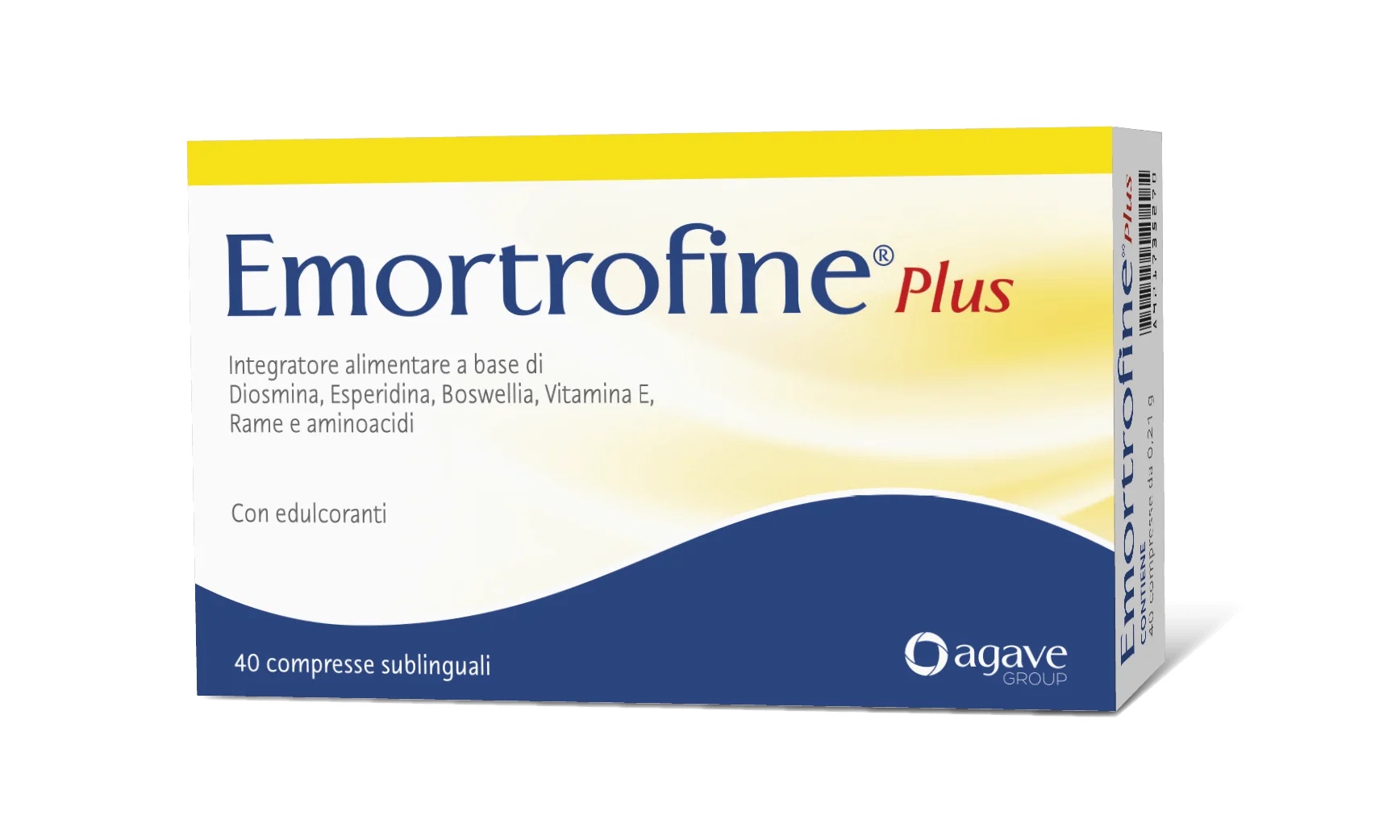 AGAVE Emortrofine Plus voedingssupplement voor aambeien, 40 sublinguale tabletten