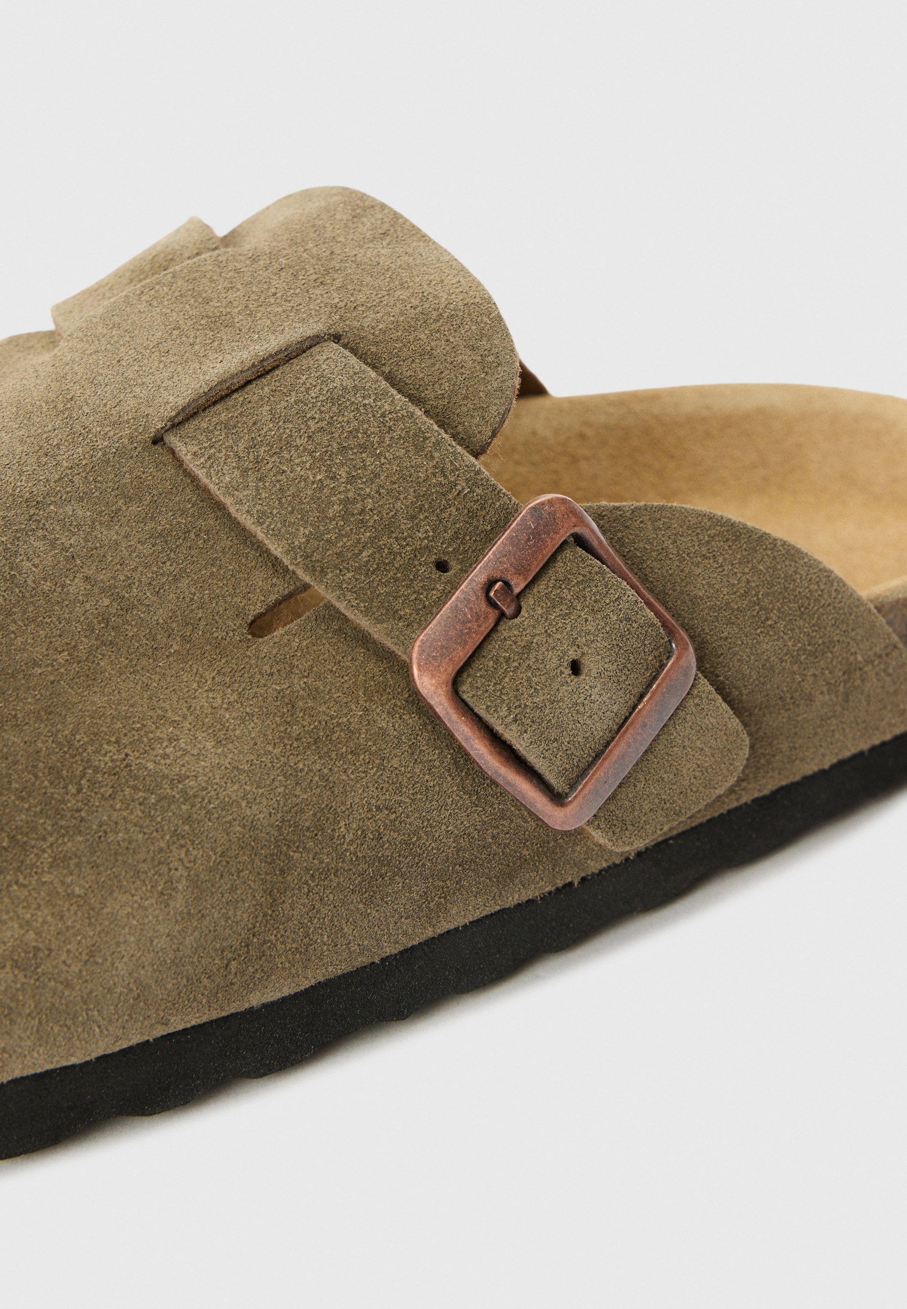 Pantofole unisex in pelle Pier One - marroni
