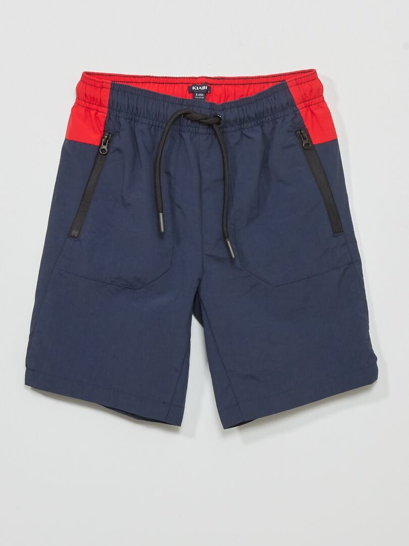 Bermudas con cremallera - NEGRO