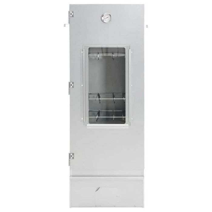 Ahumador vidaXL para horno de barbacoa con virutas de madera 44,5x29x110 cm 364743