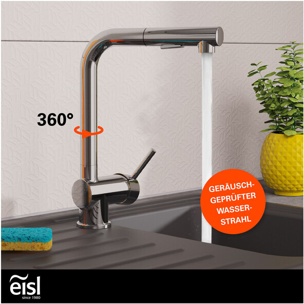 Baterie chiuvetă COOL, cromată