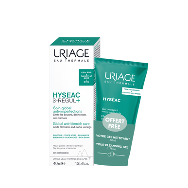 Uriage Hyseac 3-Regul Soin Global Pack Coffret Anti-Imperfection Sérum na obličej 40 ml 50 ml 40 ml 50 ml